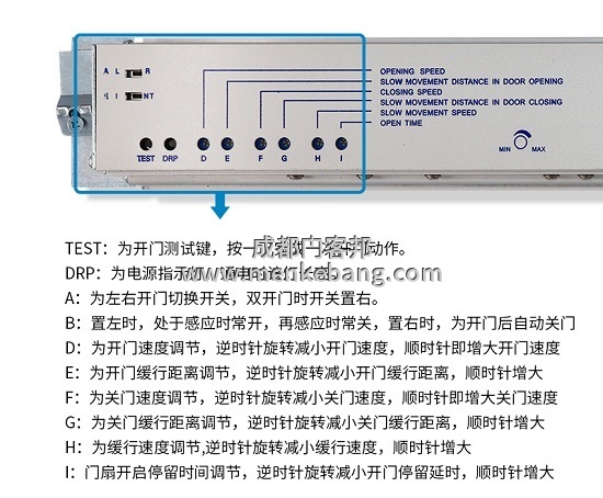 自动门控制器说明书