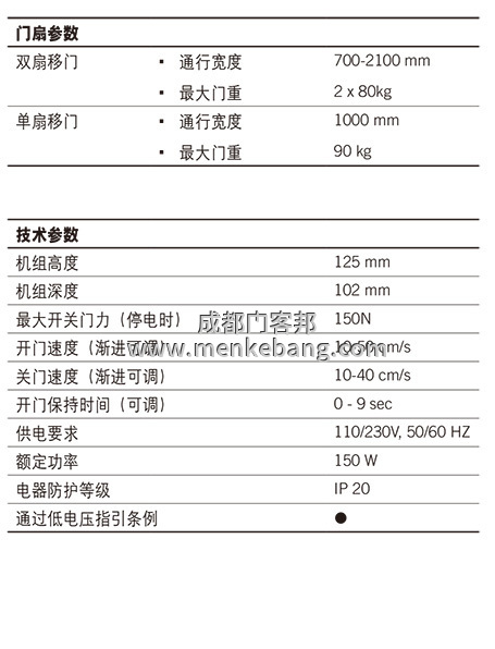多玛精睿ES68自动门中文说明书,多玛自动门调试说明书,多玛自动门中文说明书