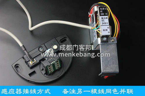 自动门控制器红外感应接线图
