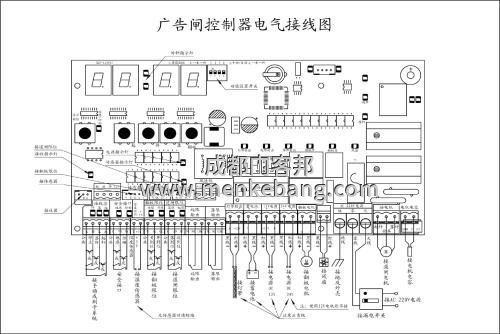 道闸控制器接线图解析,道闸控制器维修