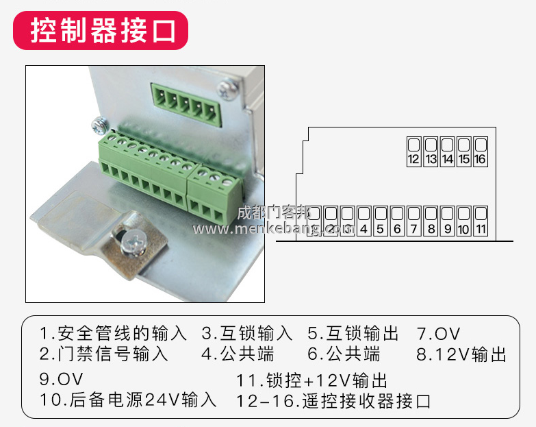 三浦/kFIT自动门控制器接线图解,自动门控制器调整方法
