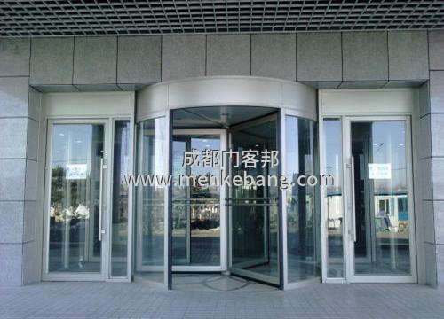 成都旋转门维修安装电话,旋转自动感应门定制安装